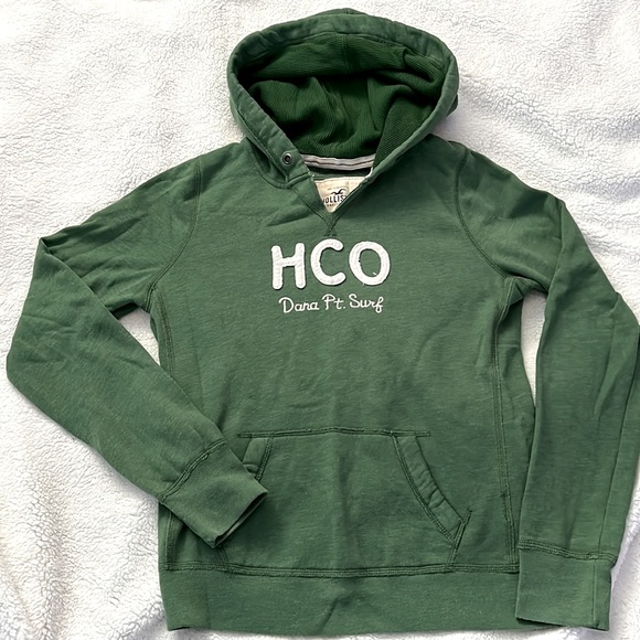 Hollister Tops - Dark green Hollister hoodie